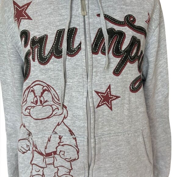 Disney Grumpy Snow White and the Seven Dwarfs Hooded Zip Up Sweatshirt Womens 1X - Picture 5 of 8